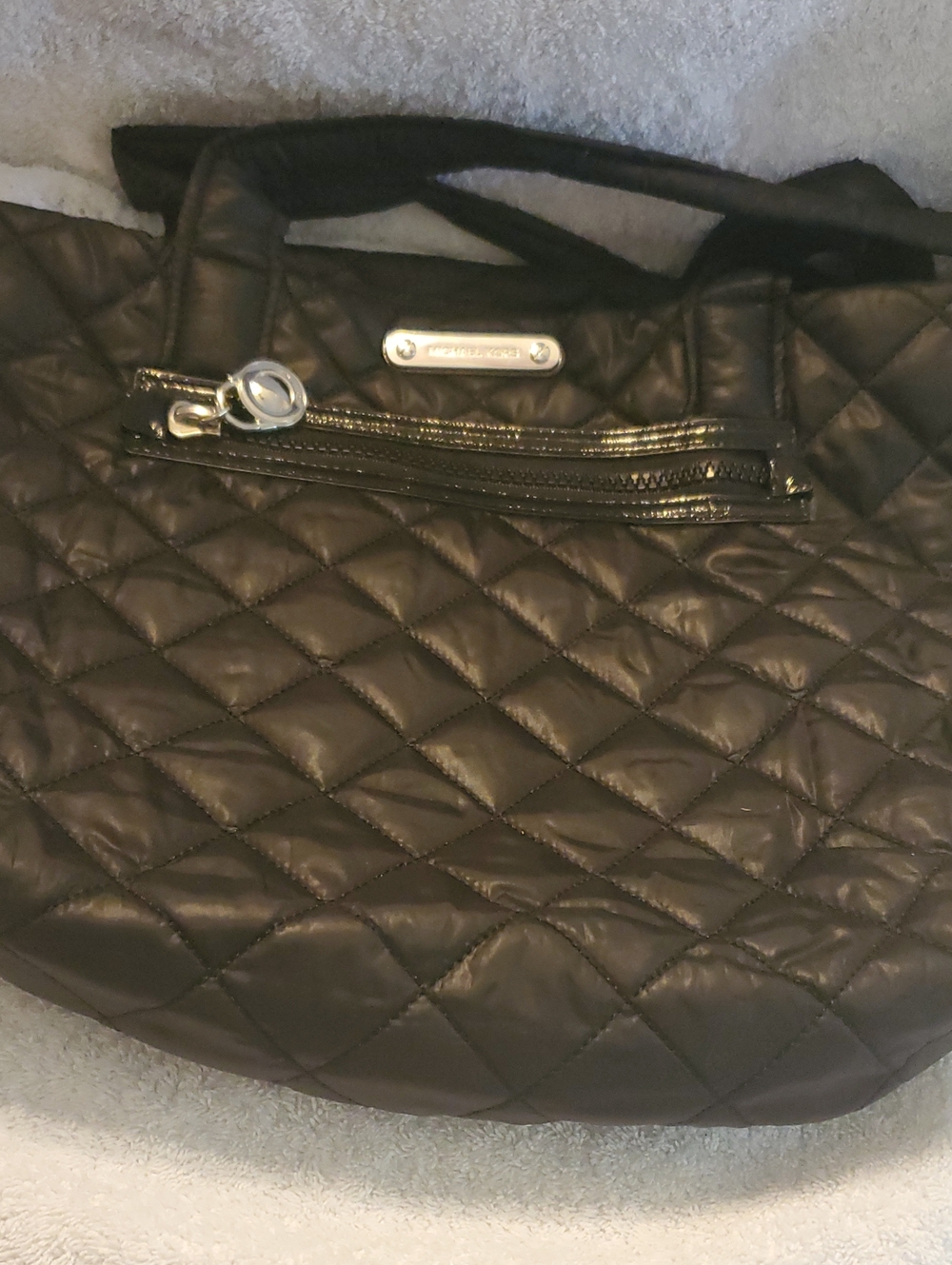Michael Kors Black Quilted Bag